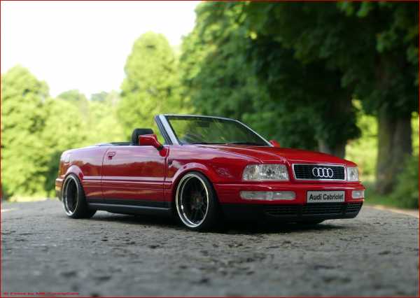 1:18 Audi 80 2.8 V6 Cabrio "Rot Edition"